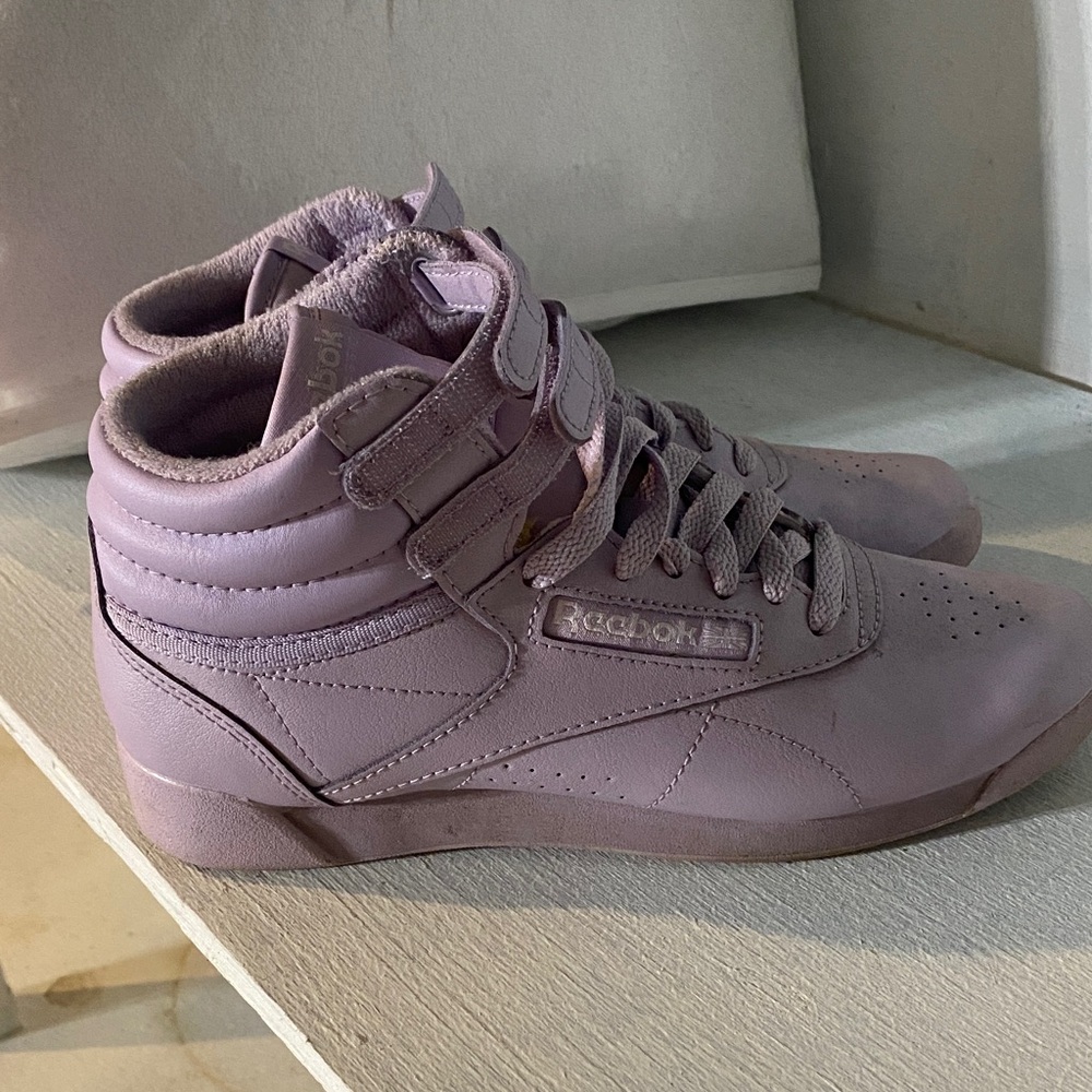 Reebok Women's Lavender High-Top Sneakers